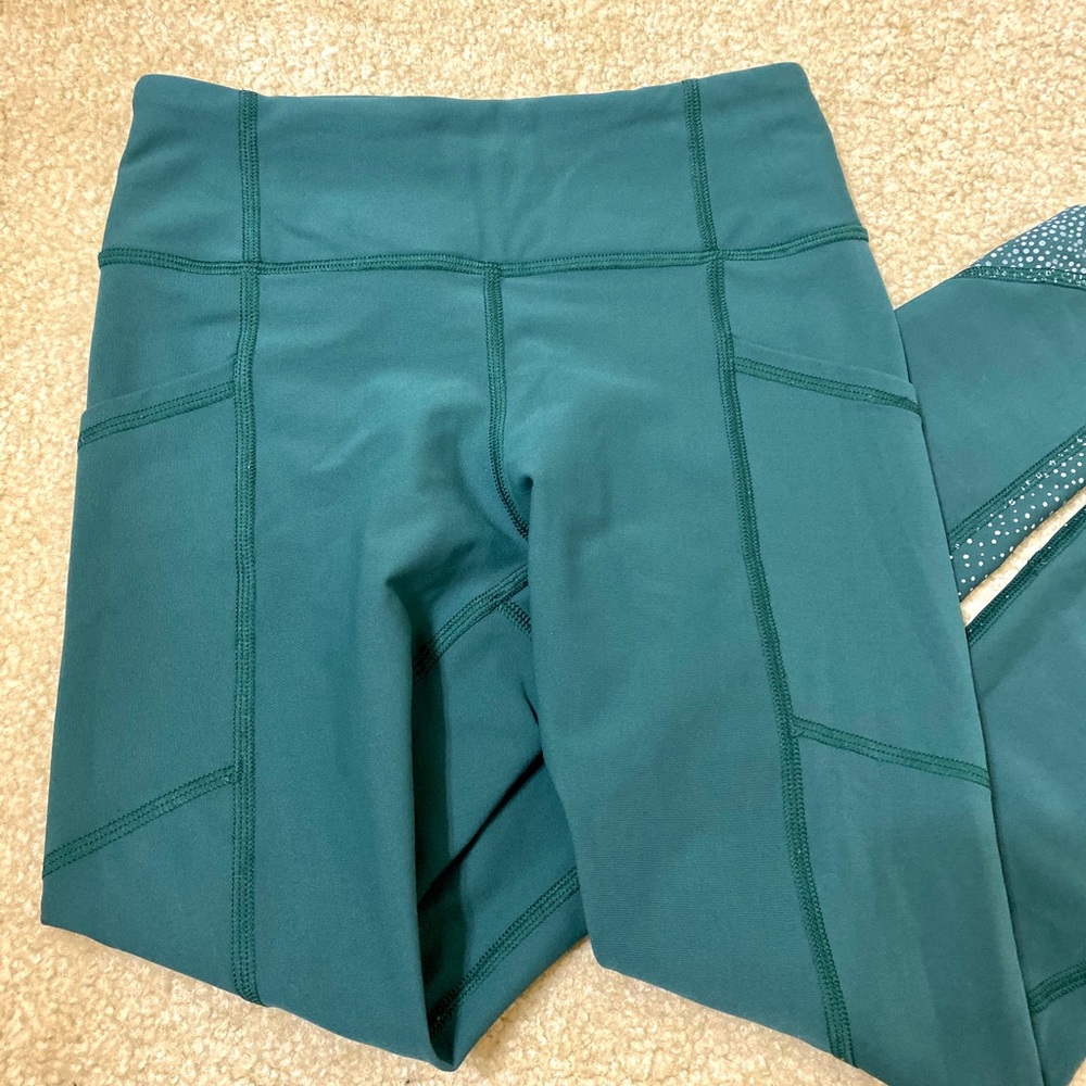 Teal Green Lululemon Rare Leggings *23*